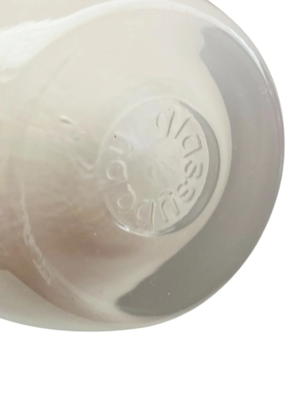 Glassybaby Glassy Baby Cream/White Votive Candle Holder